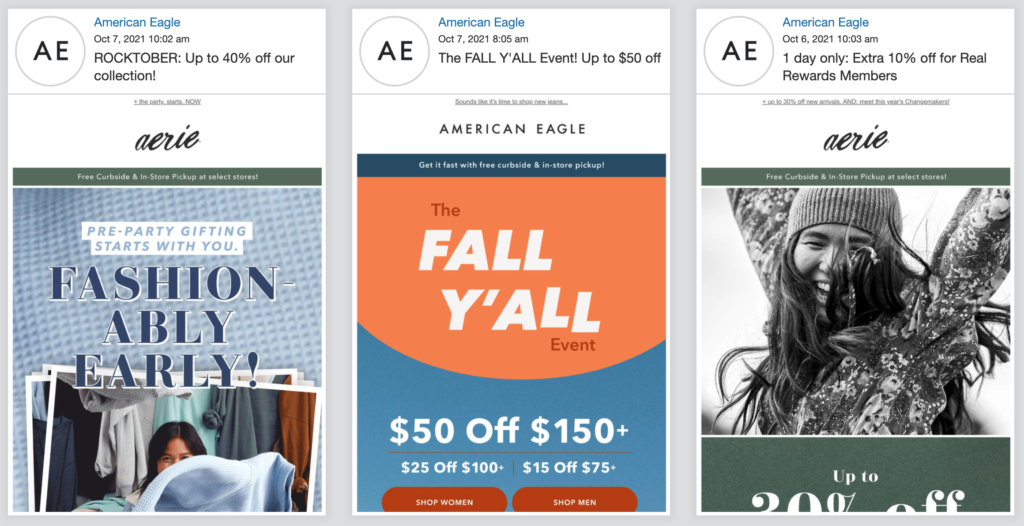 Expect sales in advance with emails